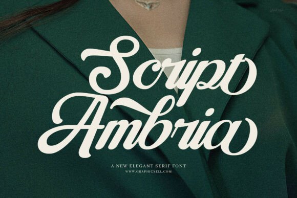 Ambriana Script Font: Elevating Editorial Design with Graceful Typography
