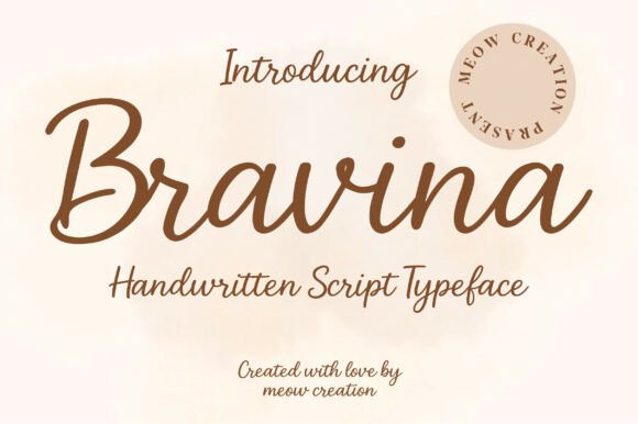 Bravina: The Handwritten Font That Builds Trust for Small Businesses