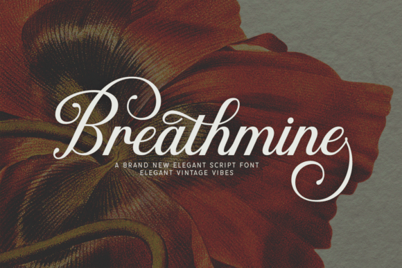 Breathmine: A Luxury Script Font for Premium Brand Campaigns