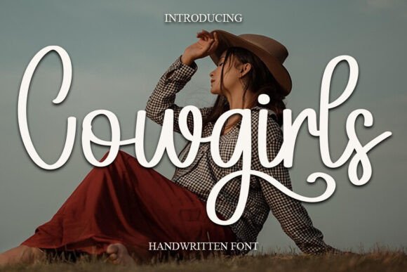 Cowgirls Typeface: A Sweet Script for Editorial Design