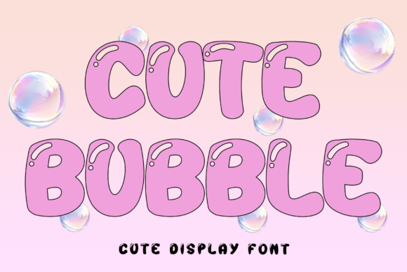 Cute Bubble: A Creative Font for Polished Brand Identity