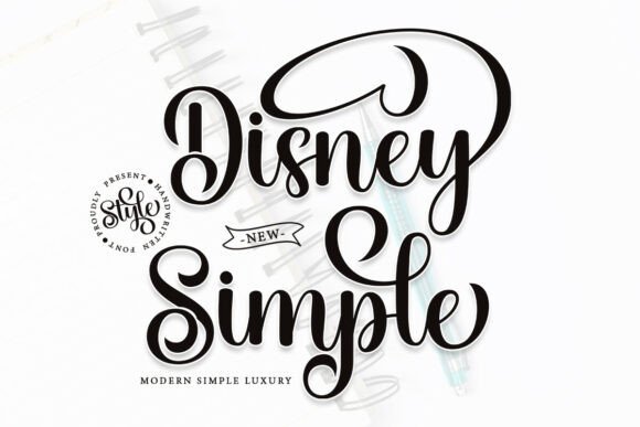 Disney Simple Typeface: Elevate Your Brand’s Visual Identity