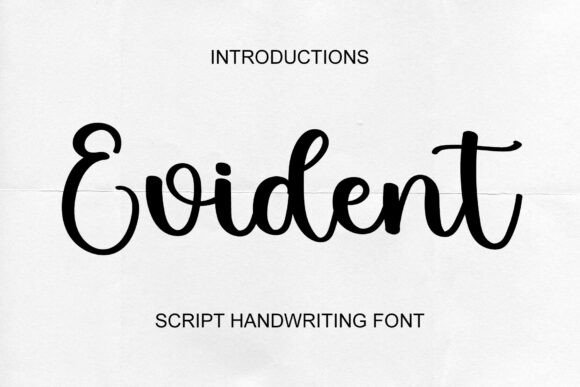 Evident: A Handwritten Font for Warm, Clear Digital Branding
