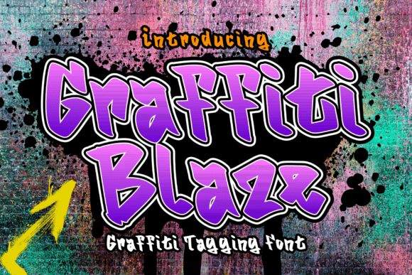 Graffitti Blaze: The Urban Typeface for Bold Handmade Branding