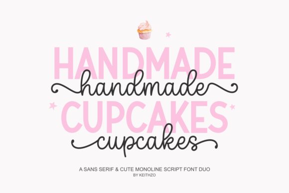 Handmade Cupcakes: The Sweetest Font for Your Creative Shop