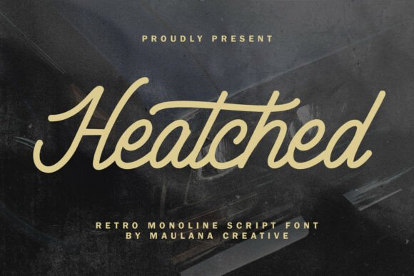 Heatched: Elevating Digital Brand Identity with Retro Script Typography