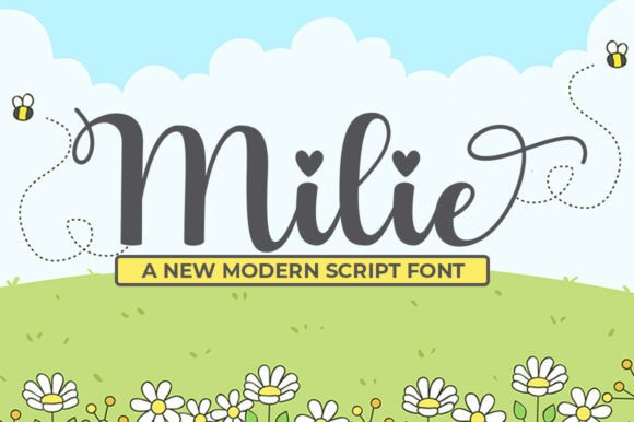 Milie: The Modern Script Typeface for Polished Brand Identity