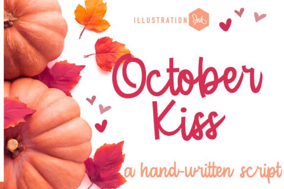 October Kiss Typeface Review: A Casual Script for Modern Brand Identity