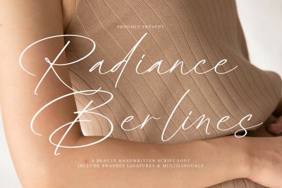 Radiance Berlines: A Graceful Script Typeface for Elegant Web Design
