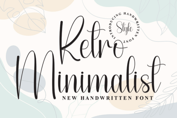 Retro Minimalist Typeface Review: A Stylish Handwritten Script for Brand Identity
