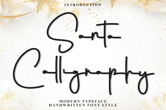Santa Calligraphy: The Perfect Typeface for Festive Branding