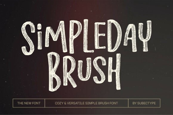 Simpleday Brush: The Playful Typeface That Elevates Digital Branding