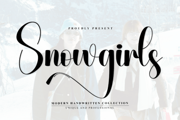 Snowgirls Typeface: A Stylish Script for Modern Digital Design