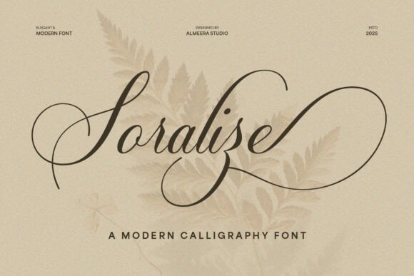 Soralize: The Elegant Script Font for Handmade Brands