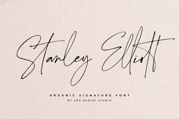 Stanley Elliott: The Organic Signature Font for Authentic Branding
