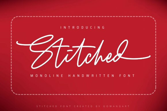 Stitched: A Handwritten Typeface for Thoughtful Editorial Design