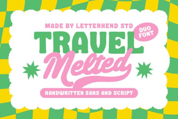 Travel Melted: The Quirky Typeface for Handmade Product Design