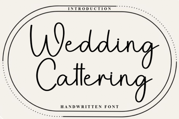 Wedding Cattering: A Timeless Script Font for Handmade Branding