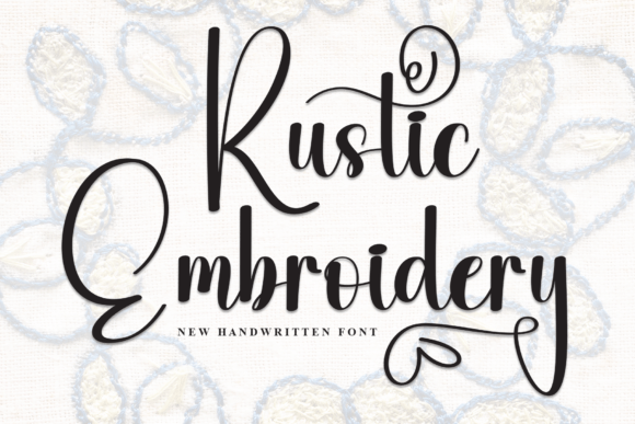 Why Rustic Embroidery Is the Perfect Typeface for Campaign Visuals
